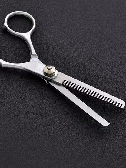 1pc/2pcs Black & Gold Hair Cutting Scissors- Bangs Trimmer, Thinning Shears, Hairdressing Salon & Home Hair Care Tools,Slick Back Brush,Barber Accessories,Hair Dryer,Hair,Barber,Hair Tools,Hair Produ