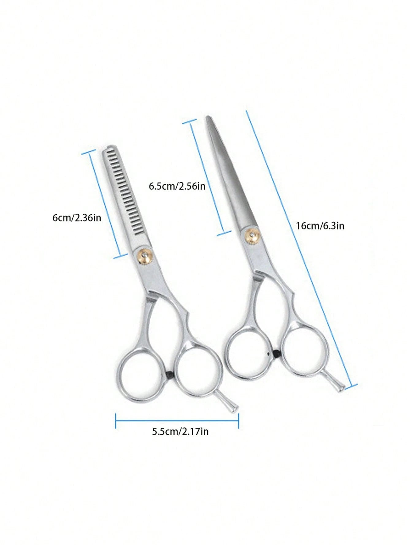1pc/2pcs Black & Gold Hair Cutting Scissors- Bangs Trimmer, Thinning Shears, Hairdressing Salon & Home Hair Care Tools,Slick Back Brush,Barber Accessories,Hair Dryer,Hair,Barber,Hair Tools,Hair Produ