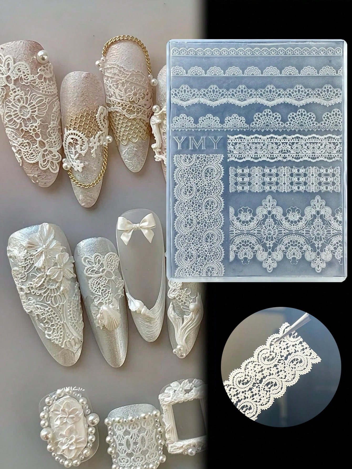 1pc 3D Button Nail Art Mold Silicone Tool Asymmetrical Shape Button Decor Nail Art Jewelry Resin Mold Nail Art Supplies