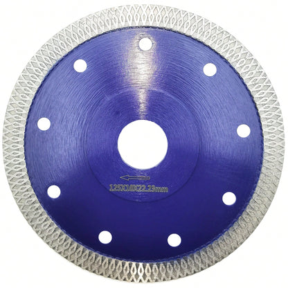 1pc 4.5"/5" Ultra-Thin Diamond Cutting Disc, Unbreakable For Ceramic Cutting, Suitable For Cutting Tiles, Ceramics, Granite, Marble