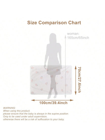 1pc 70*100cm/27.6*39.4in Baby Blanket, Soft & Comfortable, Newborn Blanket, Nursery Supplies, Suitable For All Seasons