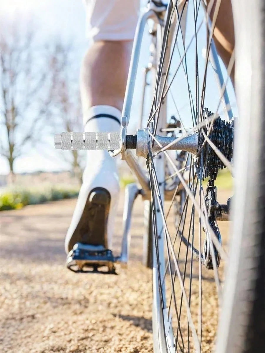 1pc Aluminum Bicycle Pedal, Suitable For Mountain Bike, BMX Bike Parts