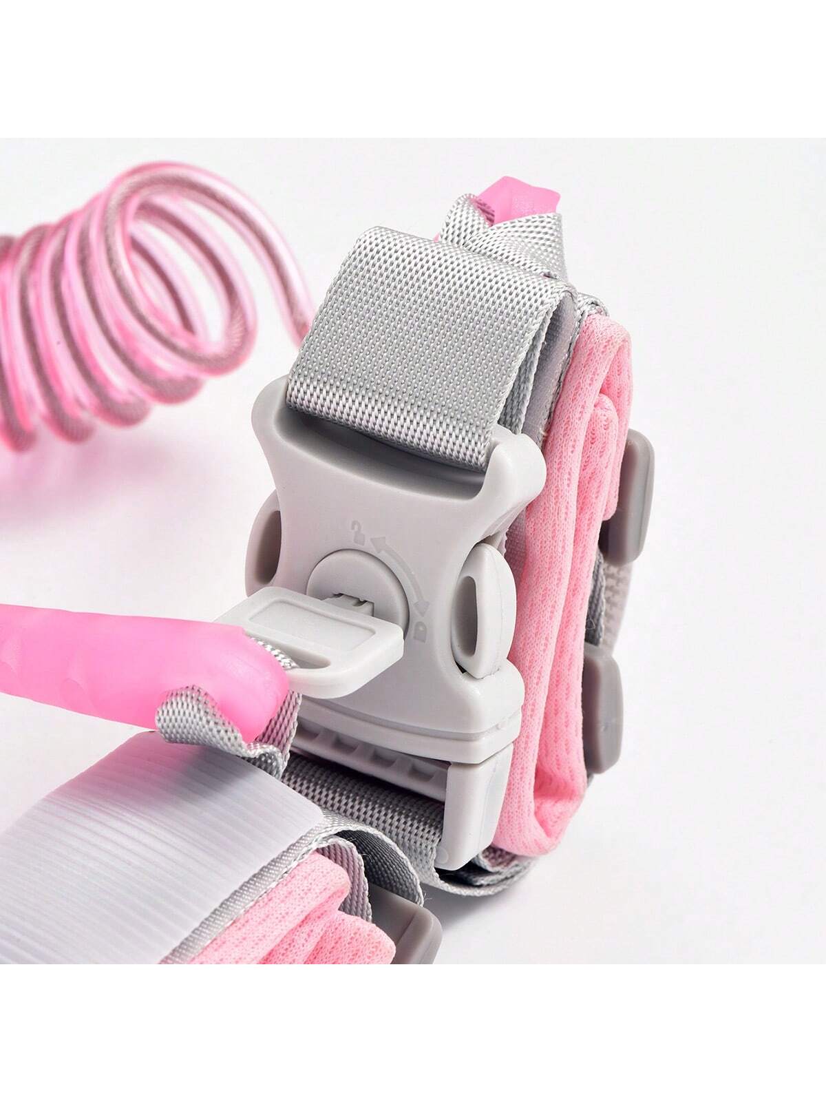 1pc Anti-Lost Tether Baby Wrist Link Chain Retractable Anti-Lost Rope Leash Bracelet With Key Lock, Upgraded Version