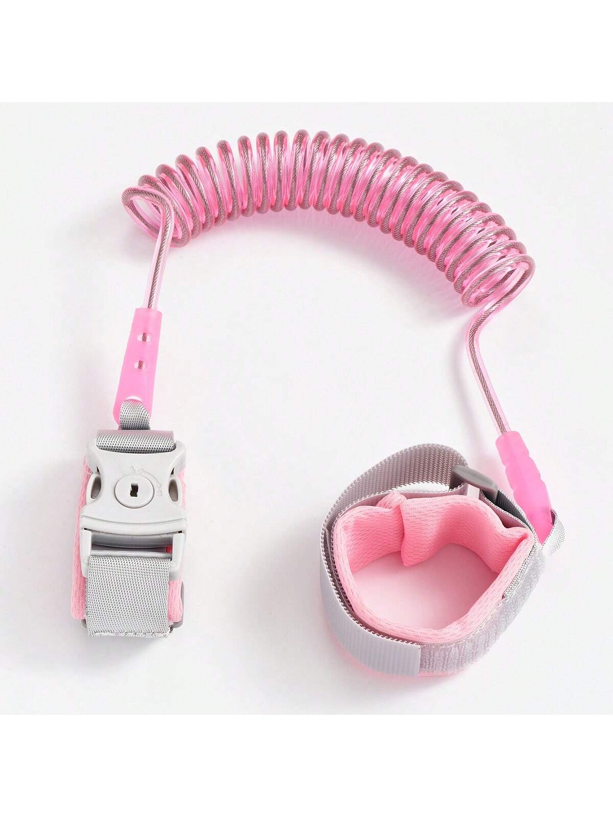 1pc Anti-Lost Tether Baby Wrist Link Chain Retractable Anti-Lost Rope Leash Bracelet With Key Lock, Upgraded Version