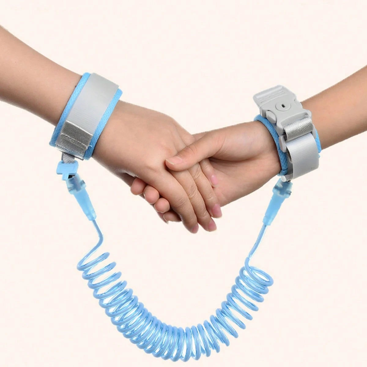 1pc Anti-Lost Tether Baby Wrist Link Chain Retractable Anti-Lost Rope Leash Bracelet With Key Lock, Upgraded Version