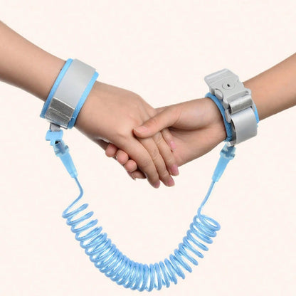 1pc Anti-Lost Tether Baby Wrist Link Chain Retractable Anti-Lost Rope Leash Bracelet With Key Lock, Upgraded Version