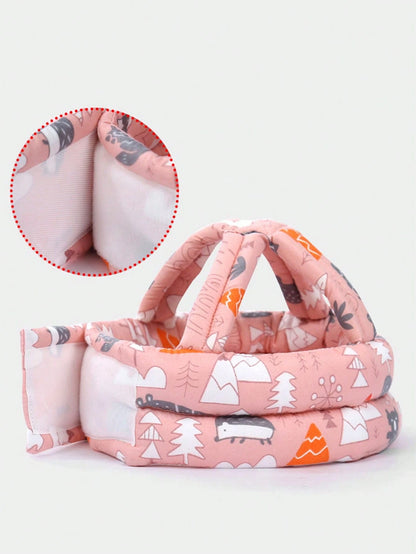 1pc Baby Anti-Collision Cap, Toddler Anti-Fall Head Protect Hat, Breathable & Washable, Suitable For All Seasons