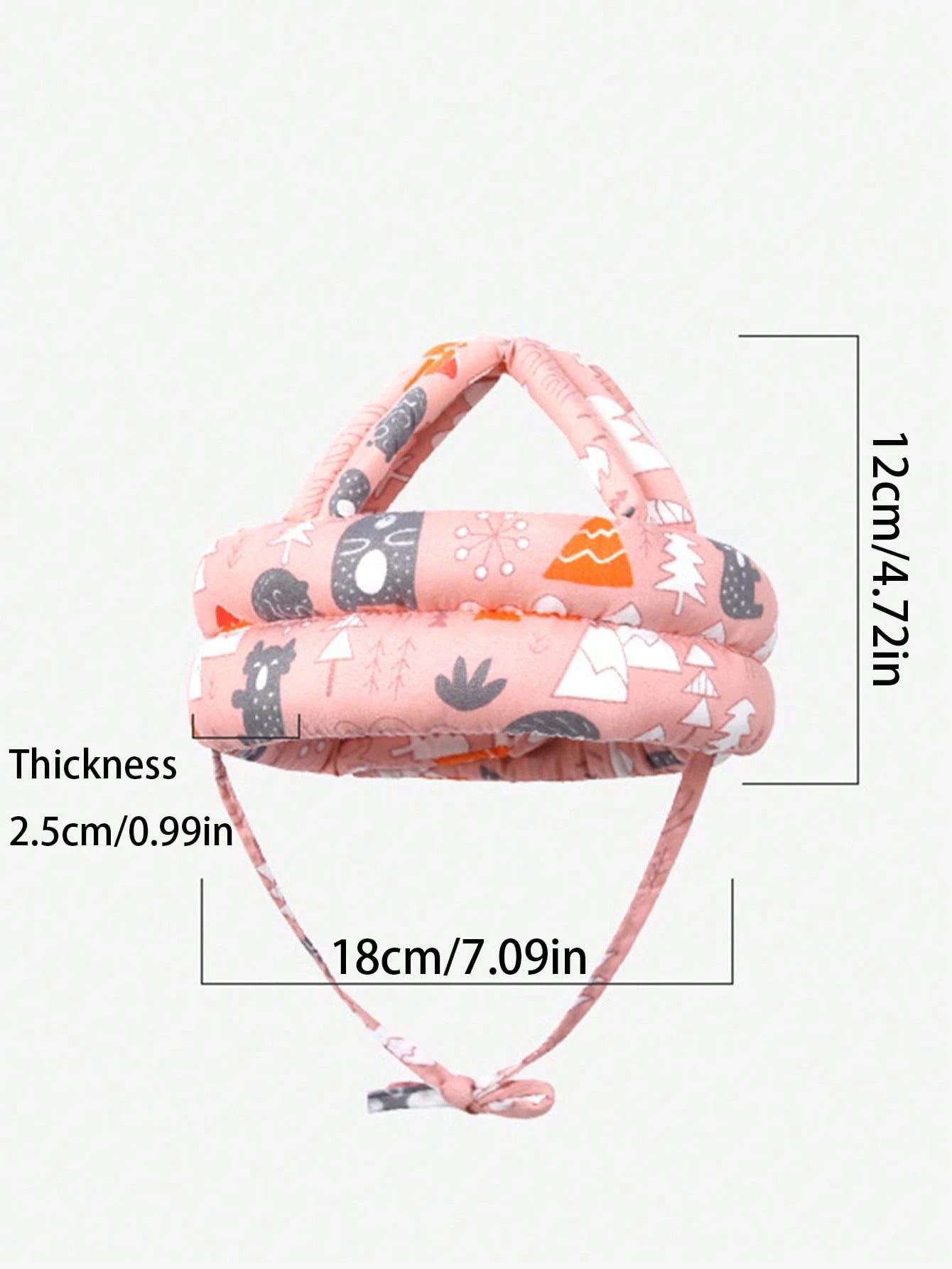 1pc Baby Anti-Collision Cap, Toddler Anti-Fall Head Protect Hat, Breathable & Washable, Suitable For All Seasons