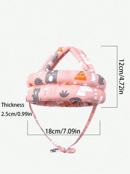 1pc Baby Anti-Collision Cap, Toddler Anti-Fall Head Protect Hat, Breathable & Washable, Suitable For All Seasons