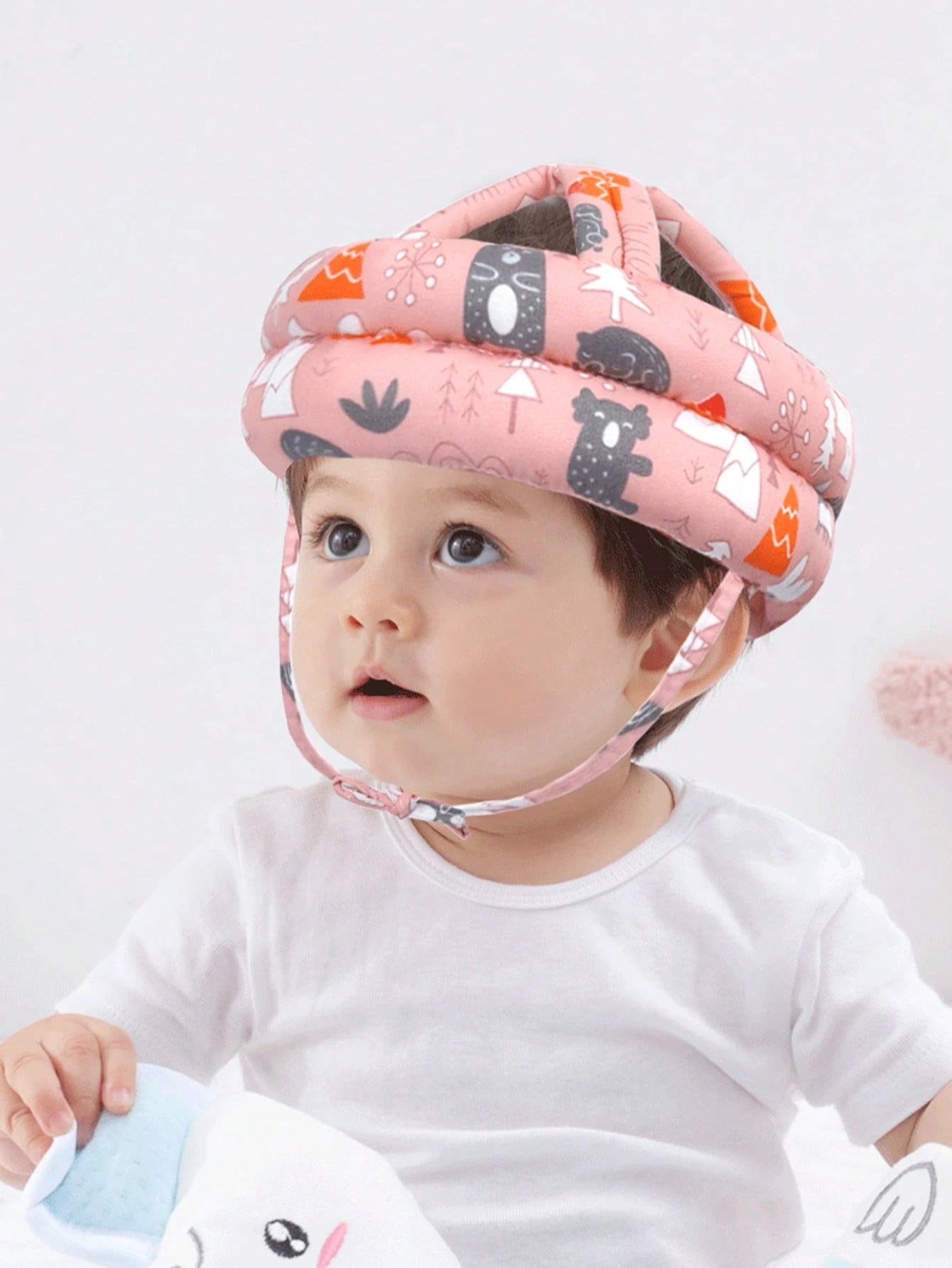 1pc Baby Anti-Collision Cap, Toddler Anti-Fall Head Protect Hat, Breathable & Washable, Suitable For All Seasons