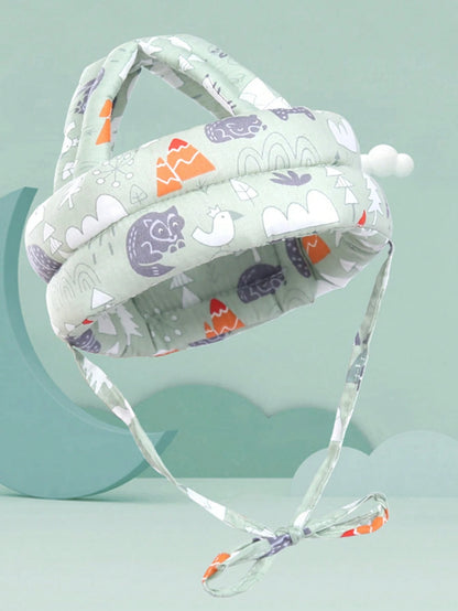 1pc Baby Anti-Collision Cap, Toddler Anti-Fall Head Protect Hat, Breathable & Washable, Suitable For All Seasons