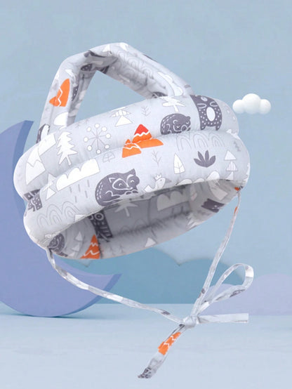 1pc Baby Anti-Collision Cap, Toddler Anti-Fall Head Protect Hat, Breathable & Washable, Suitable For All Seasons