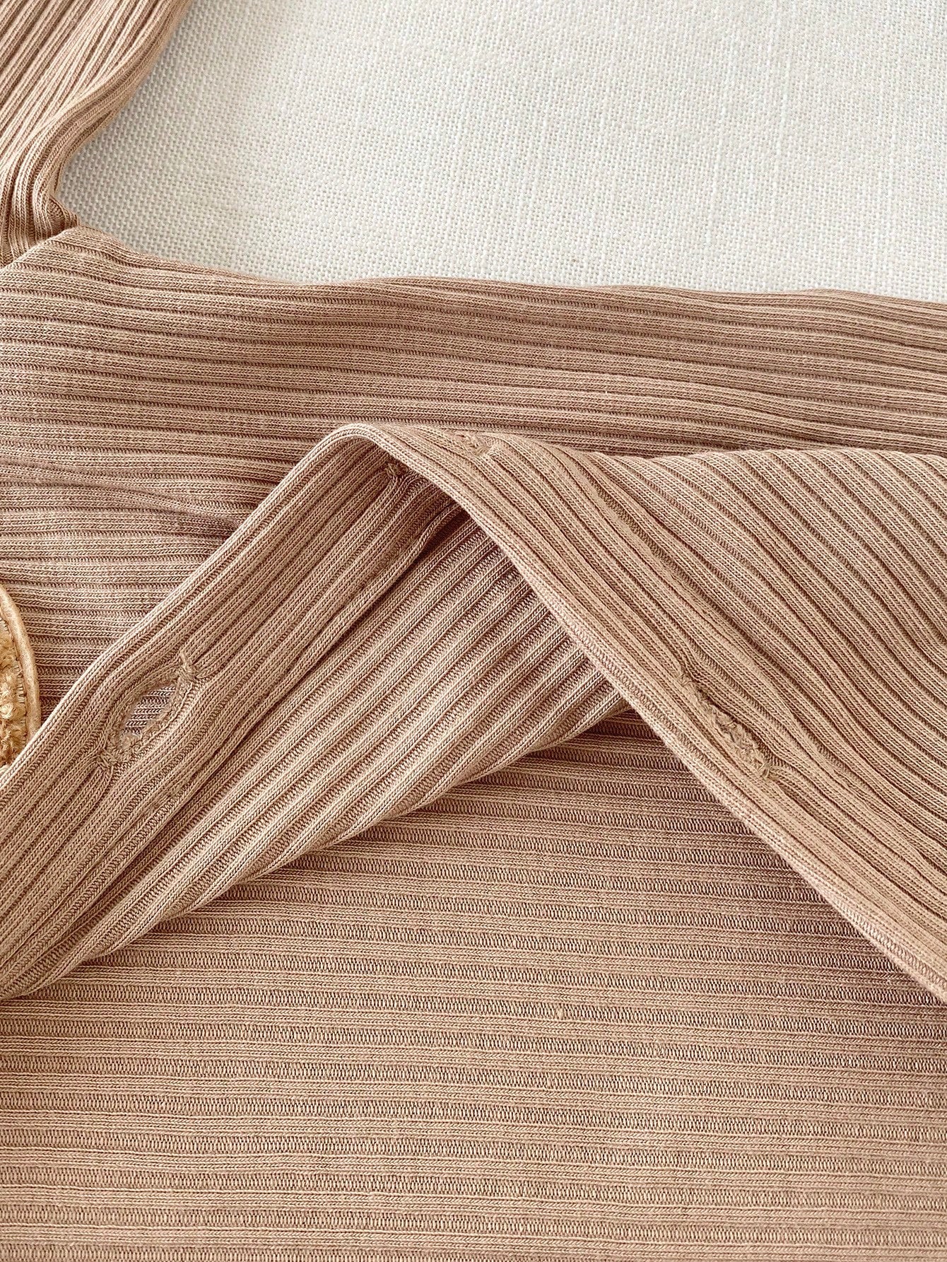 1pc Baby Boy Solid Color Romper, Soft Fleece, Cute Casual Style, Suitable For Autumn/Winter Outdoor Play/ Vacation/ Daily Wear