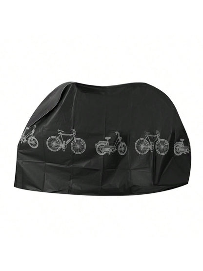 1pc Basic/Lightweight & Portable Electric Bicycle/Motorcycle Dust Cover, Outdoor Waterproof Sunshade Bike Jacket, Suitable For All Seasons