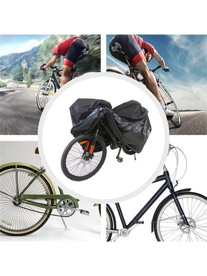 1pc Basic/Lightweight & Portable Electric Bicycle/Motorcycle Dust Cover, Outdoor Waterproof Sunshade Bike Jacket, Suitable For All Seasons