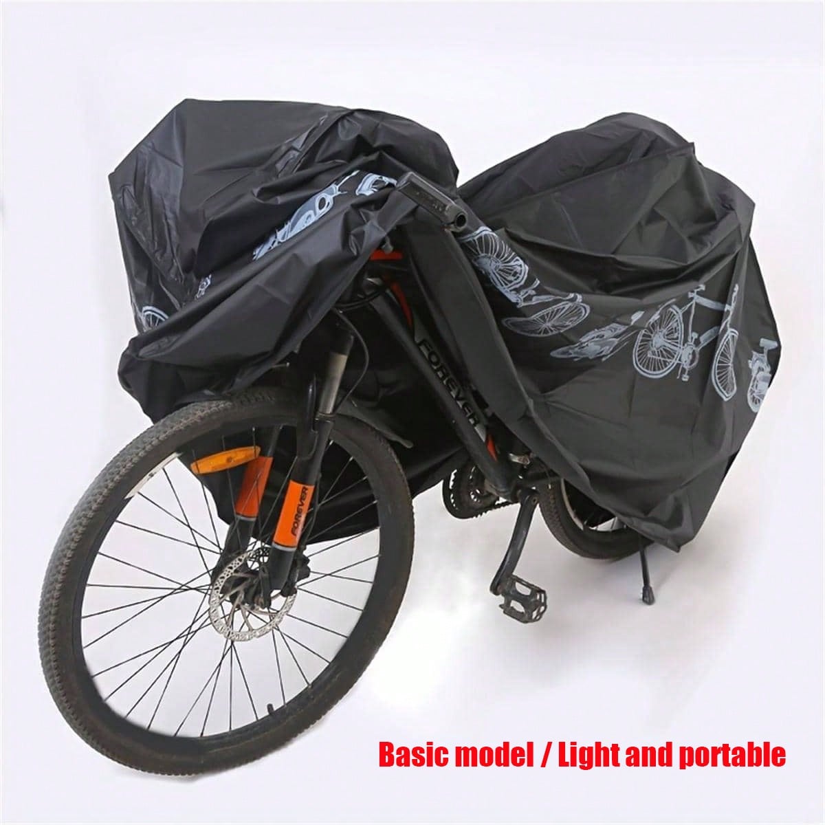 1pc Basic/Lightweight & Portable Electric Bicycle/Motorcycle Dust Cover, Outdoor Waterproof Sunshade Bike Jacket, Suitable For All Seasons