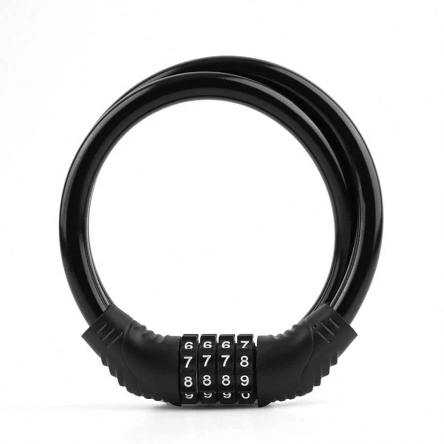 1pc Bicycle 4-Digit Combination Lock, Portable Cycling Gear For Mountain Bike
