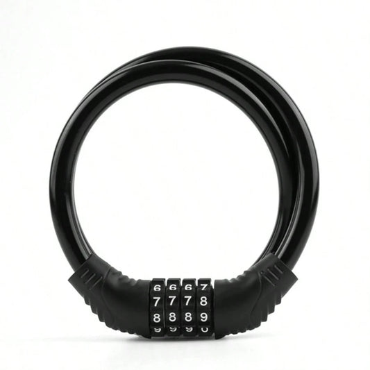 1pc Bicycle 4-Digit Combination Lock, Portable Cycling Gear For Mountain Bike