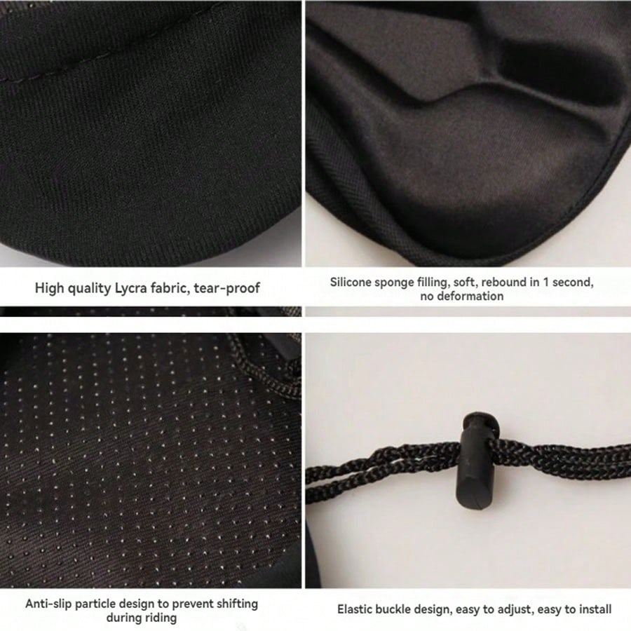 1pc Bicycle Saddle Cover, Thicken Mountain Bike Seat Cover Accessories