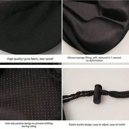 1pc Bicycle Saddle Cover, Thicken Mountain Bike Seat Cover Accessories