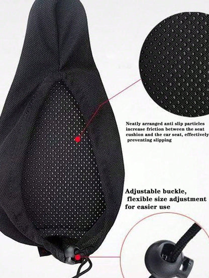 1pc Bicycle Seat Cover, Soft Foam Bike Seat Cover, Shock-Absorbing Breathable Comfortable, Suitable For Outdoor Cycling, Mountain Bike, Road Bike, Exercise Bike And Daily Commute