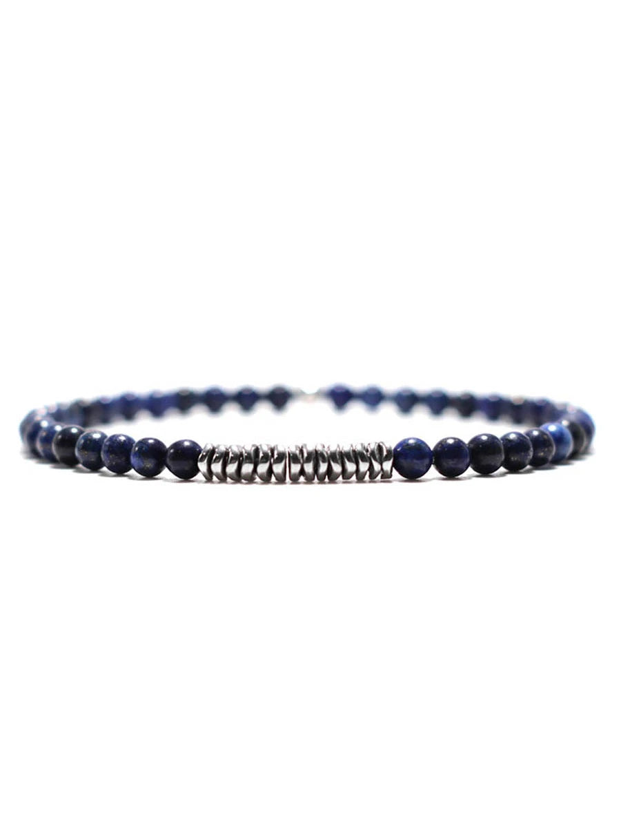 1pc Bohemian Style Turquoise Beaded Bracelet, Men's Daily Decorative Jewelry Gift, Fashionable Punk Style, Create Look