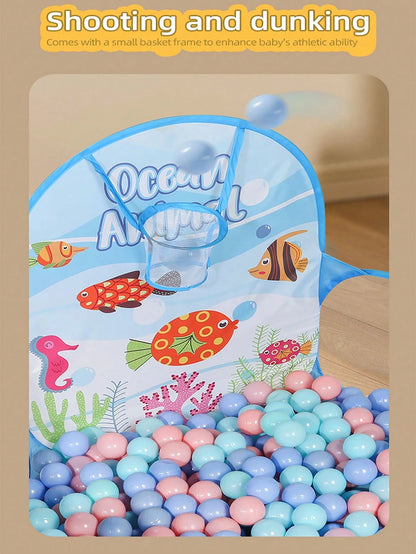 1pc Children's Fabric Ball Pit, Large Capacity Foldable Portable One-Click Storage, Indoor Fun Interactive Playhouse Tent Toy For Toddlers, Boys & Girls, Halloween, Thanksgiving, Birthday Gift, Daycar