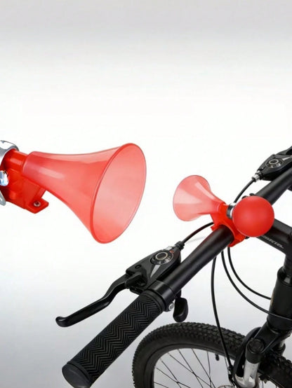 1pc Colorful Bicycle Horn, Single Design, Serves As Cycling Ring Alarm, Suitable For Plastic Handlebars And Scooters, Bicycle Accessory Tool