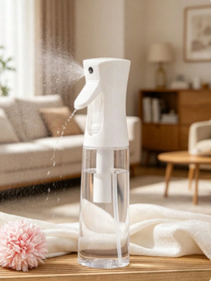 1pc Continuous Spray Bottle- Ultra Fine Mist Sprayer, Suitable For Hair Care, Home Cleaning, Plant Care, Household Items (1 Pack), Handheld Steam Iron Spray Bottle, Simple Bathroom Liquid Cleaner, Cl