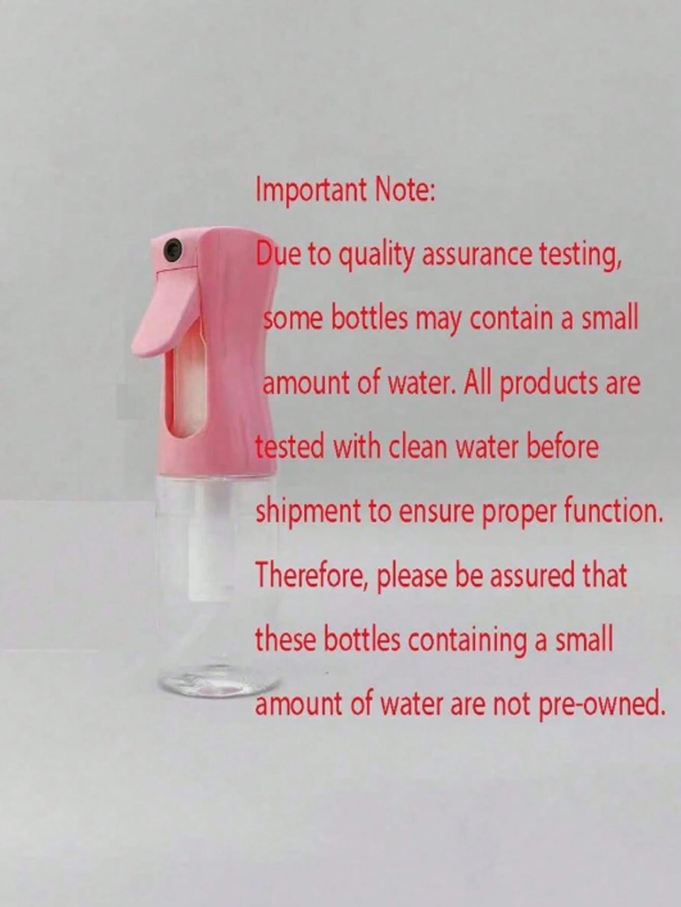 1pc Continuous Spray Bottle- Ultra Fine Mist Sprayer, Suitable For Hair Care, Home Cleaning, Plant Care, Household Items (1 Pack), Handheld Steam Iron Spray Bottle, Simple Bathroom Liquid Cleaner, Cl