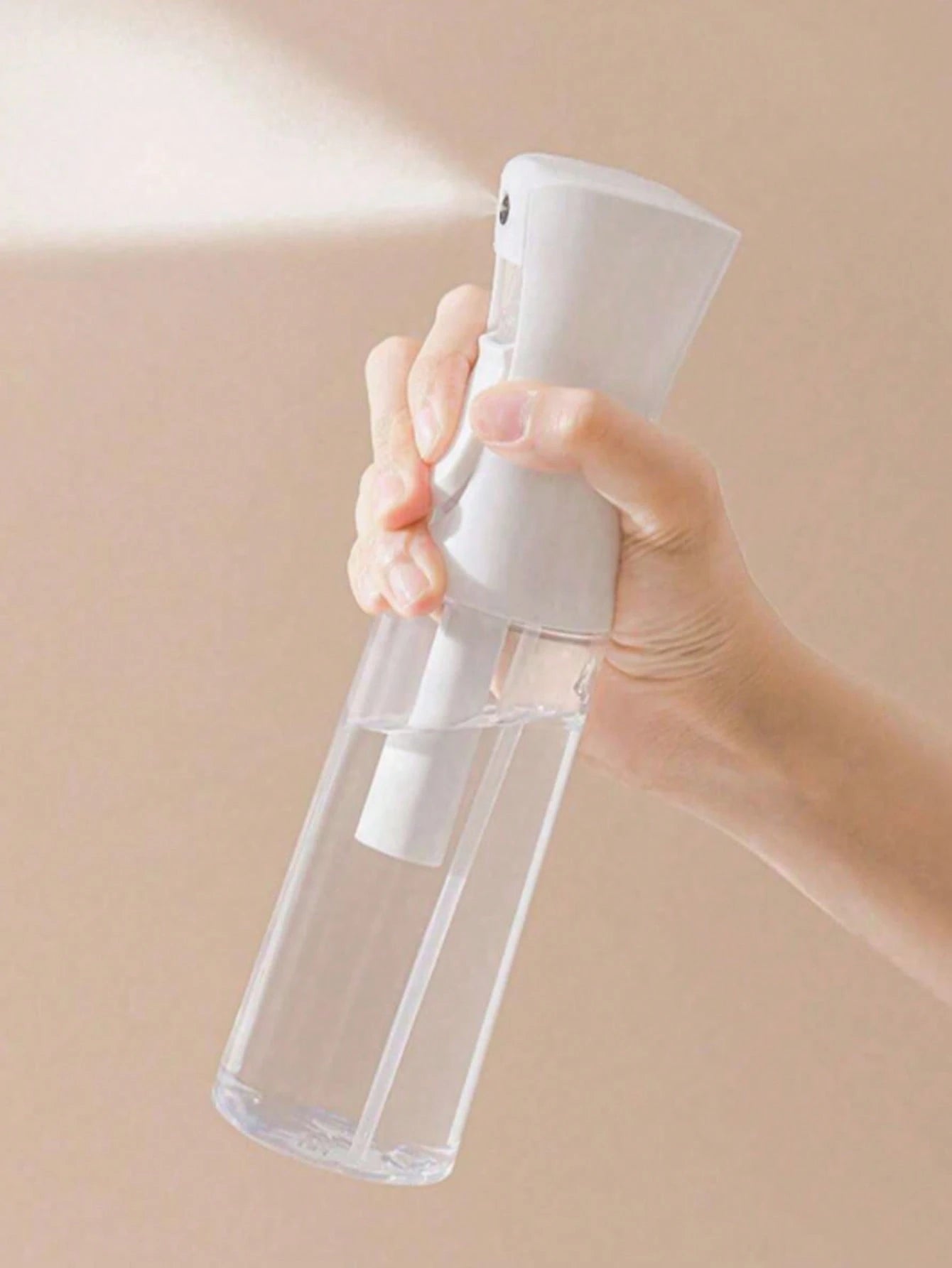 1pc Continuous Spray Bottle- Ultra Fine Mist Sprayer, Suitable For Hair Care, Home Cleaning, Plant Care, Household Items (1 Pack), Handheld Steam Iron Spray Bottle, Simple Bathroom Liquid Cleaner, Cl