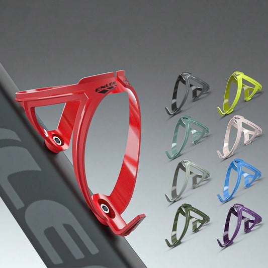 1pc ENLEE Bicycle Kettle Rack Carbon Fiber Bike Water Bottle Cage With Ergonomic Design Durable And Removable Lightweight Universal Color Cup Holder For Road And Mountain Bikes, Perfect Gifts For Men