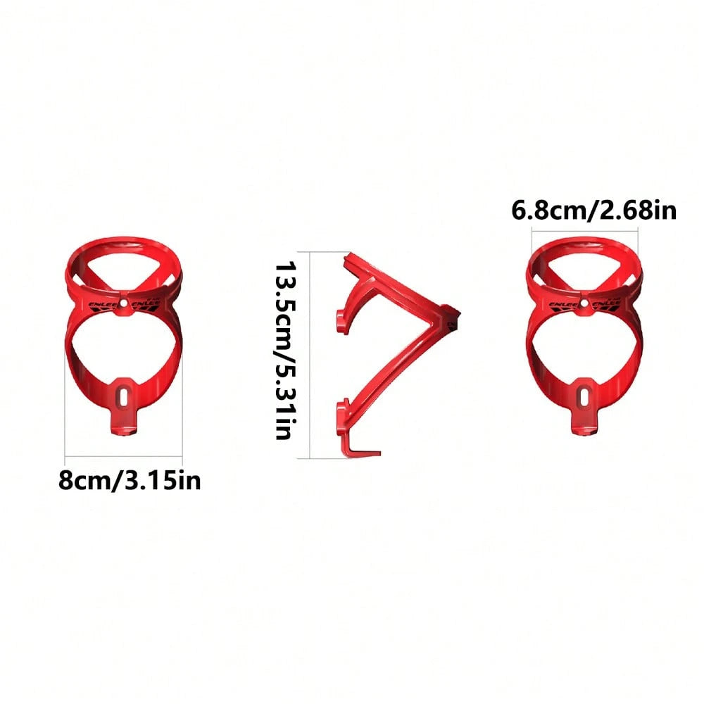 1pc ENLEE Bicycle Kettle Rack Carbon Fiber Bike Water Bottle Cage With Ergonomic Design Durable And Removable Lightweight Universal Color Cup Holder For Road And Mountain Bikes, Perfect Gifts For Men