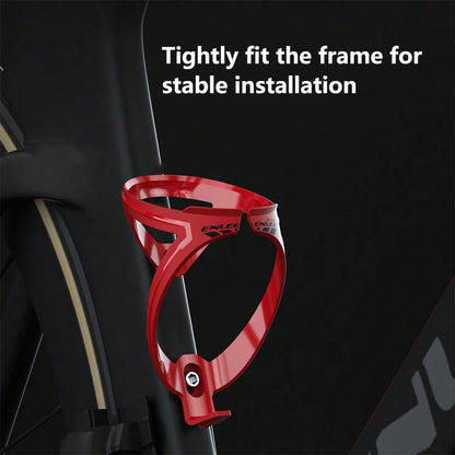 1pc ENLEE Bicycle Kettle Rack Carbon Fiber Bike Water Bottle Cage With Ergonomic Design Durable And Removable Lightweight Universal Color Cup Holder For Road And Mountain Bikes, Perfect Gifts For Men