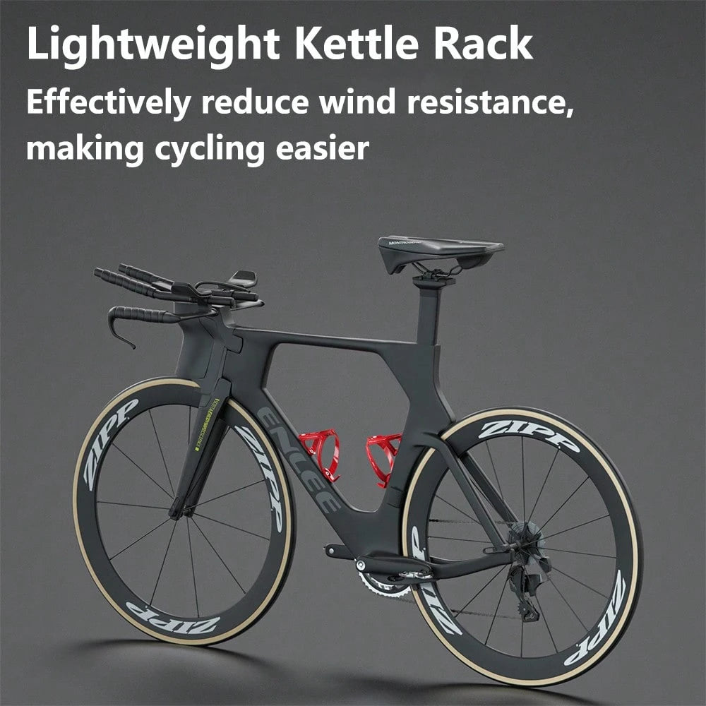 1pc ENLEE Bicycle Kettle Rack Carbon Fiber Bike Water Bottle Cage With Ergonomic Design Durable And Removable Lightweight Universal Color Cup Holder For Road And Mountain Bikes, Perfect Gifts For Men