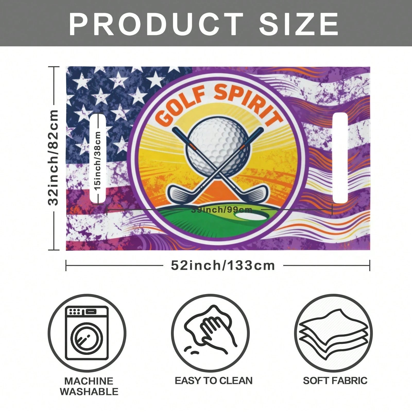 1Pc Golf Cart Seat Cover With Juice Pattern, Waterproof, Stain-Resistant,Compatible With Most Models, Vehicle Interior Protection, Highquality Material