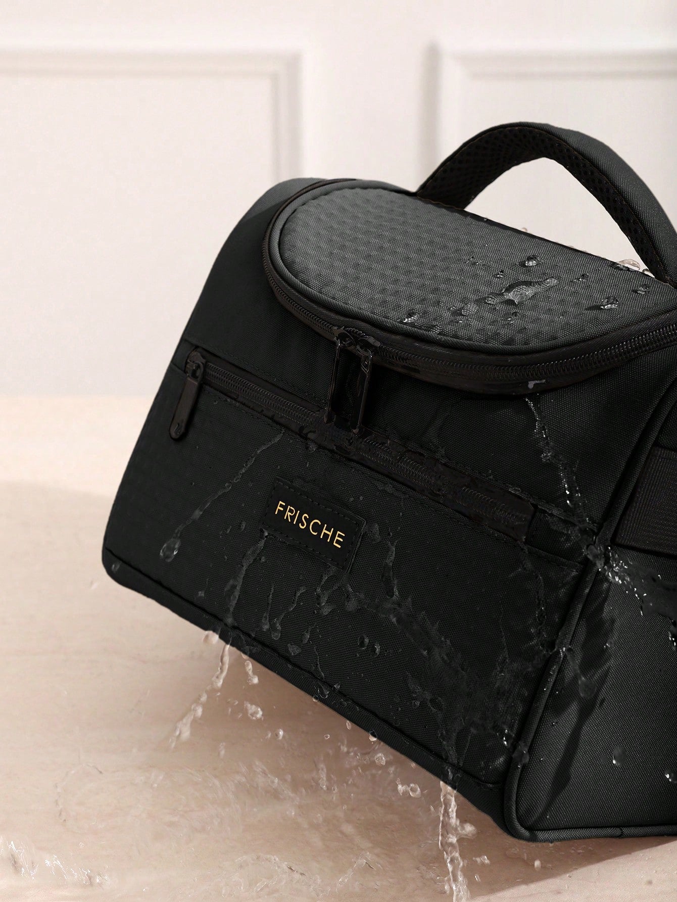 1pc Insulated Lunch Bag, 8L Large Capacity Waterproof Leak-Proof Lunch Tote Bag Portable Cooler Bag, Thickened Shoulder Strap Picnic Cooler Bag- Reusable, Adjustable Shoulder Strap, With Handle And Z