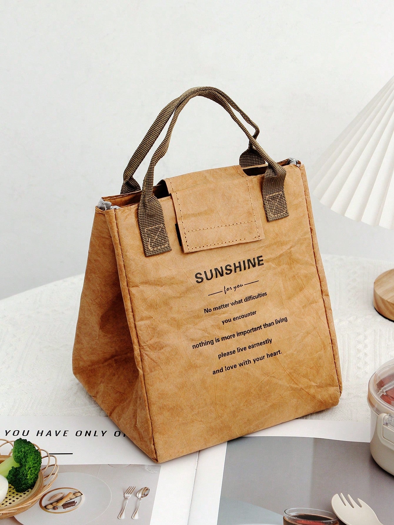 1PC Insulated Lunch Box Bag, Large Capacity Student Meal Insulated Refrigerated Bag, Portable Travel Picnic Bag, OfficeLunch Bag, School Lunch Bag