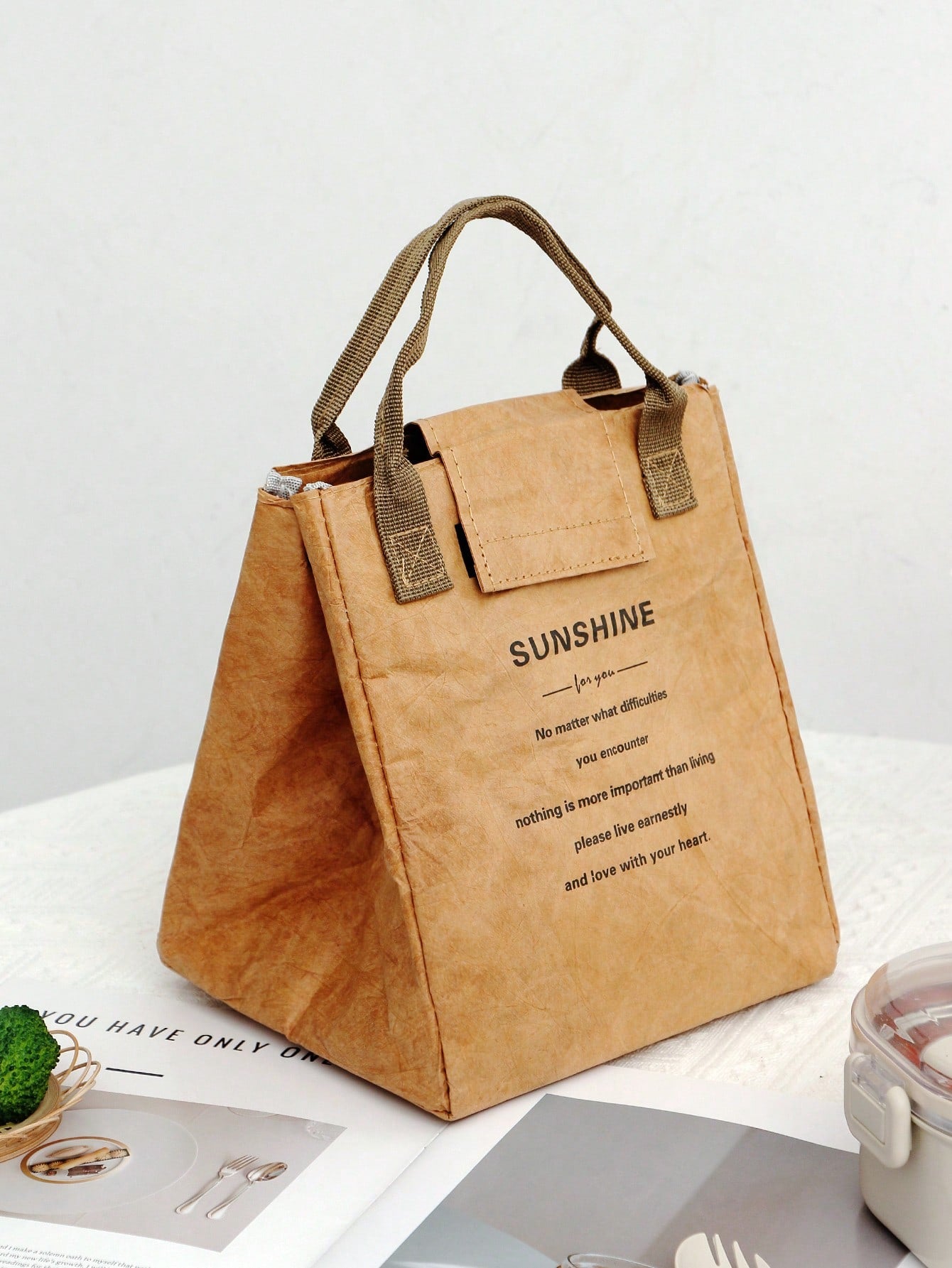 1PC Insulated Lunch Box Bag, Large Capacity Student Meal Insulated Refrigerated Bag, Portable Travel Picnic Bag, OfficeLunch Bag, School Lunch Bag