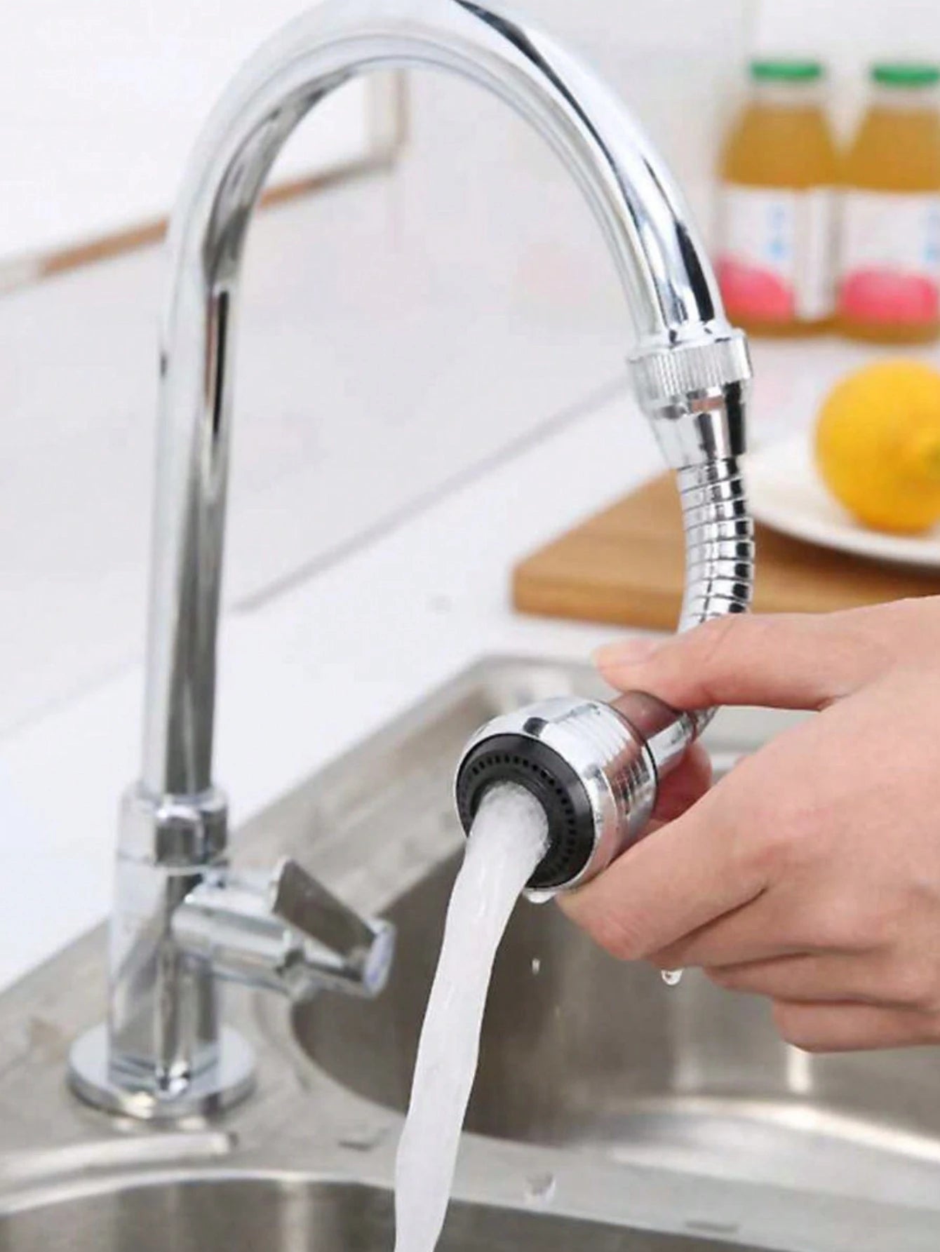 1pc Kitchen Gadget, 2 Modes, 360° Rotating Aerator, High Pressure Faucet Extender, Water-Saving Bathroom & Kitchen Accessory, Home Bathroom Decor, Autumn Decor, Back To School Decor