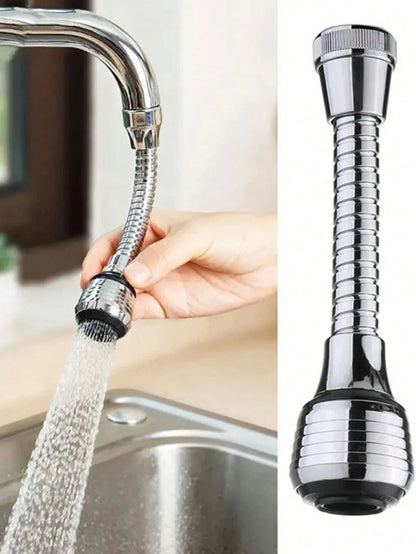 1pc Kitchen Gadget, 2 Modes, 360° Rotating Aerator, High Pressure Faucet Extender, Water-Saving Bathroom & Kitchen Accessory, Home Bathroom Decor, Autumn Decor, Back To School Decor