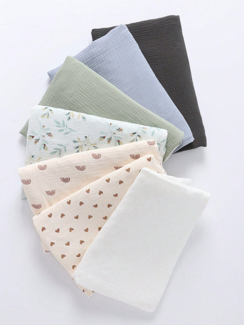 1pc Lightweight Soft Baby Blanket For Boys Girls, Anti Startle Newborn Crib Blanket