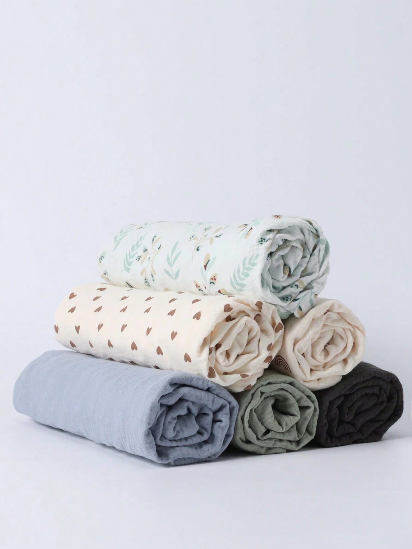 1pc Lightweight Soft Baby Blanket For Boys Girls, Anti Startle Newborn Crib Blanket