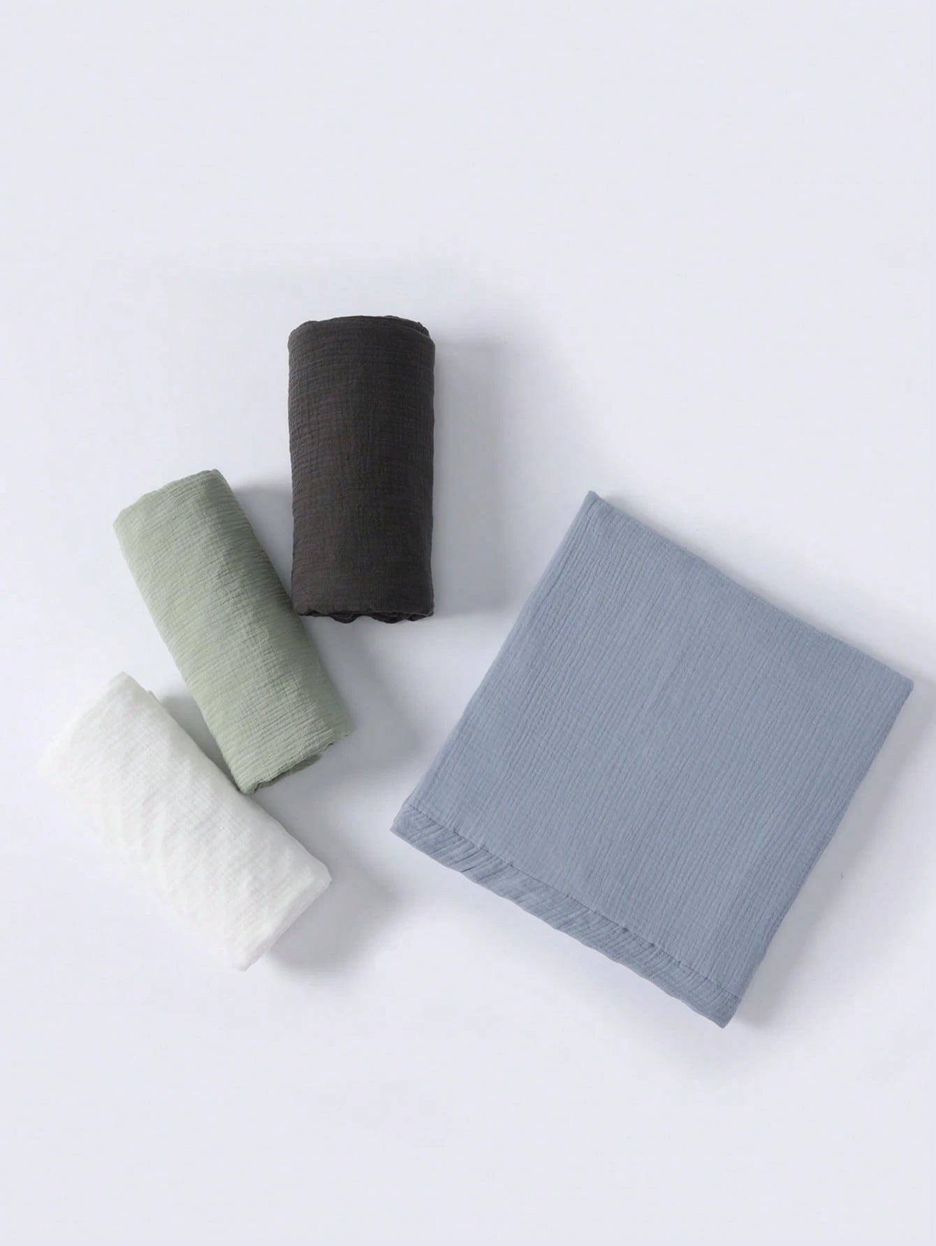 1pc Lightweight Soft Baby Blanket For Boys Girls, Anti Startle Newborn Crib Blanket