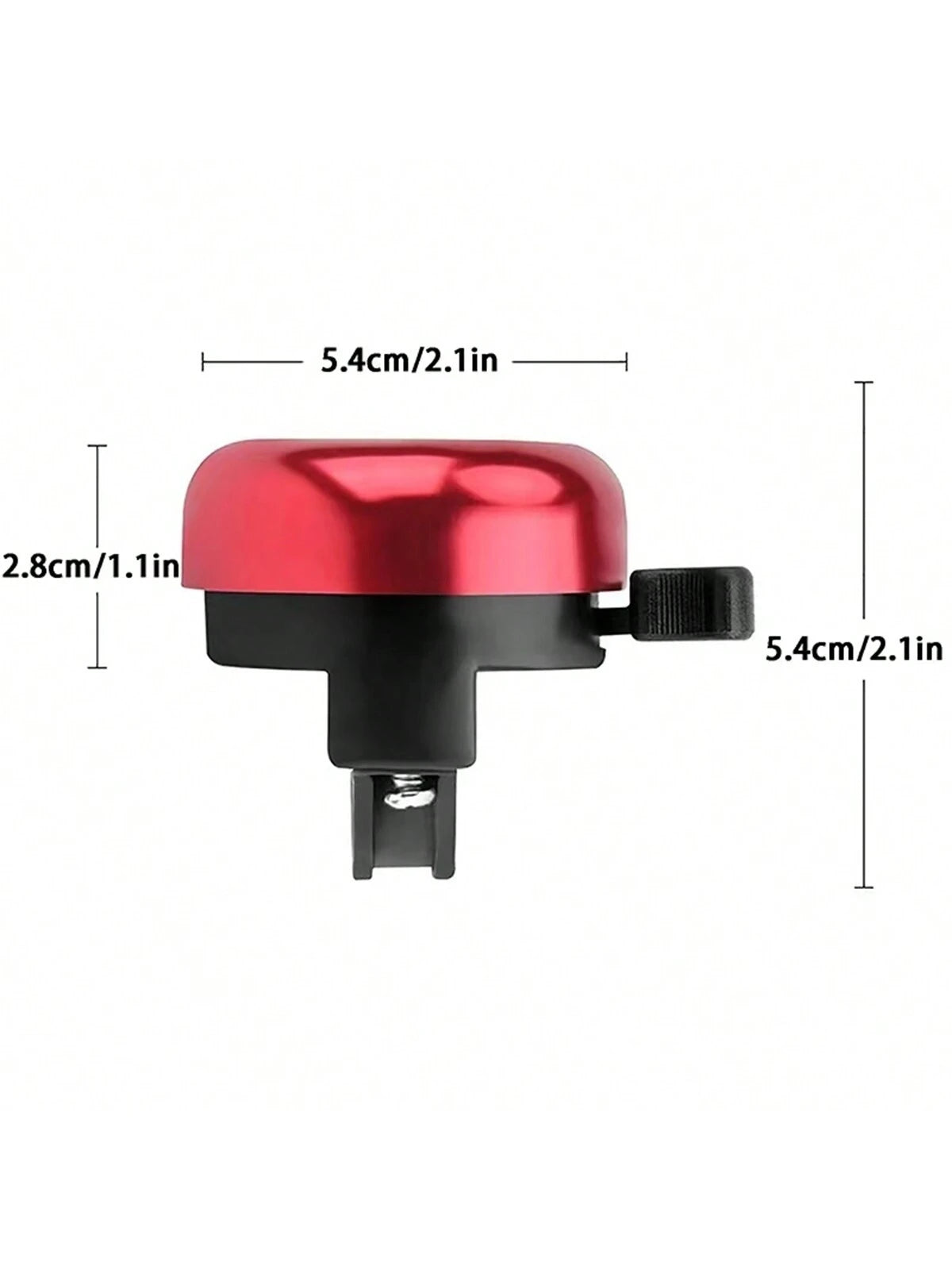 1pc Mini Bicycle Bell "I Love Cycling" Slogan, Loud Alloy Ring, Suitable For Mountain Bike & Road Bike, Cycling Accessories