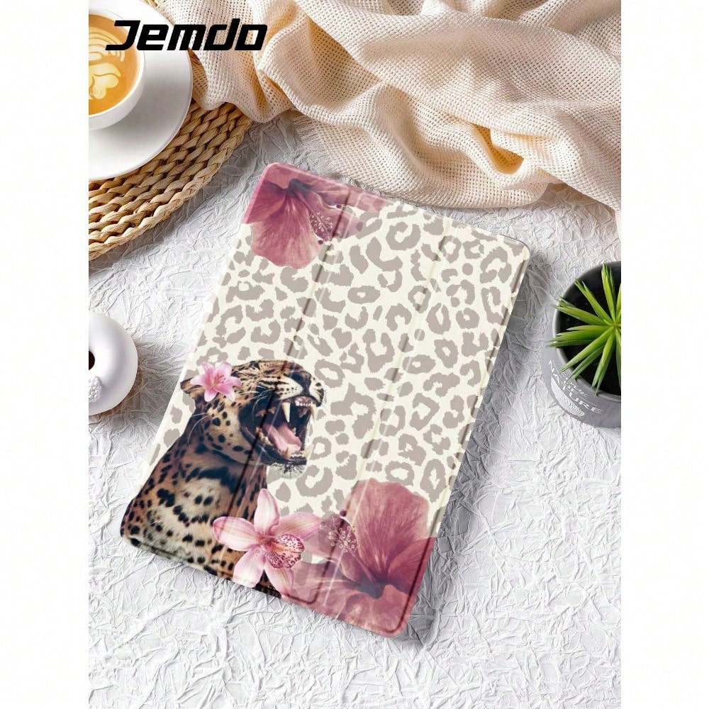 1pc Minimalist Brown Polka Dot Print Tablet Protective Case, Compatible With Apple 10.2"/ Pro 11" 2020/2021, (A16) 11" 11th Gen 2025, 9th/10th Gen, Apple Air 4th 10.9", Galaxy Tab S6 Li4wei/, Ant