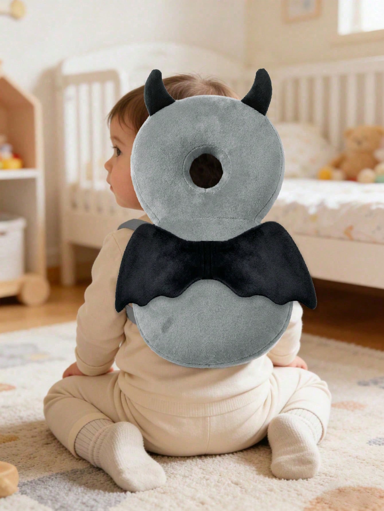 1pc New Baby Anti-Fall Pillow, Baby Anti-Collision Pillow, Toddler Protection Pad, Baby Head Protection Backpack, Infant Head Protection Pillow For Learning To Sit And Crawl, Anti-Collision Essential