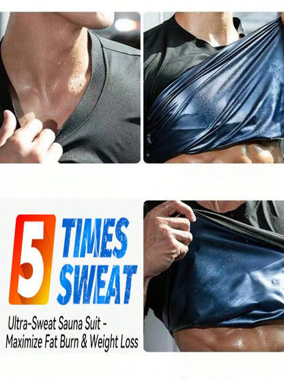 1pc Outdoor Fitness Cycling Running Long Sleeve Sweat Inducing Shaping Crew Neck Top, Lumbar Girdles Belly Slimming Corset Spring Sports Fall