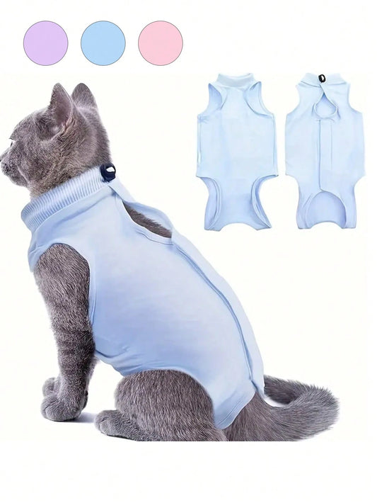 1PC Pet Cat Weaning Clothes For Small Dog Sterilization Jumpsuit Anti-Licking Surgery Recovery Care Suit Puppy Kitten Outfits