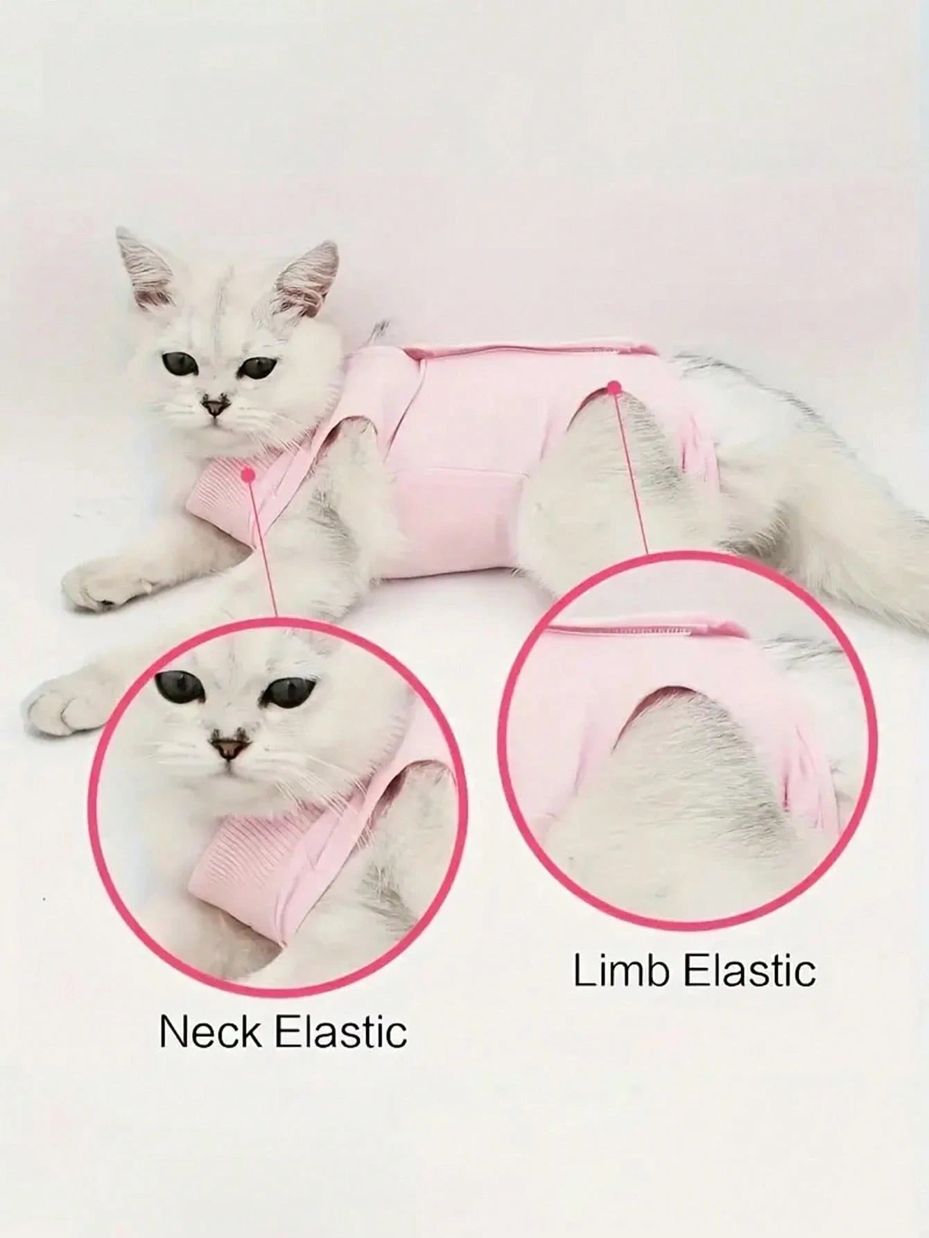 1PC Pet Cat Weaning Clothes For Small Dog Sterilization Jumpsuit Anti-Licking Surgery Recovery Care Suit Puppy Kitten Outfits